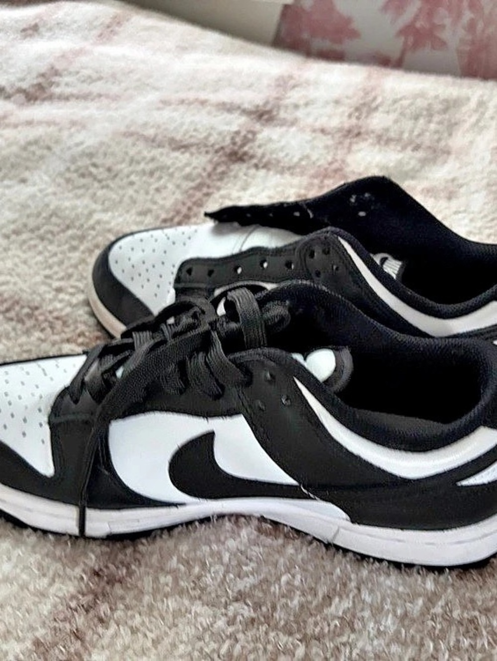 Nike Dunk Low Retro "Panda" Black & White Sneakers